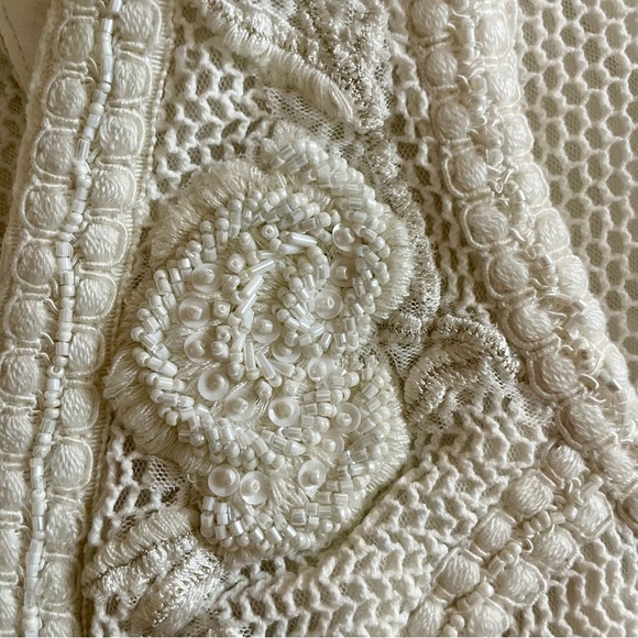 NWT Anthropologie “Not so Serious” by Pallavi Mohammed Deep V mini dress, XXS - Picture 10 of 13